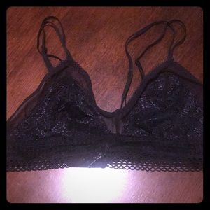 Victoria’s Secret black lace Bralette size M